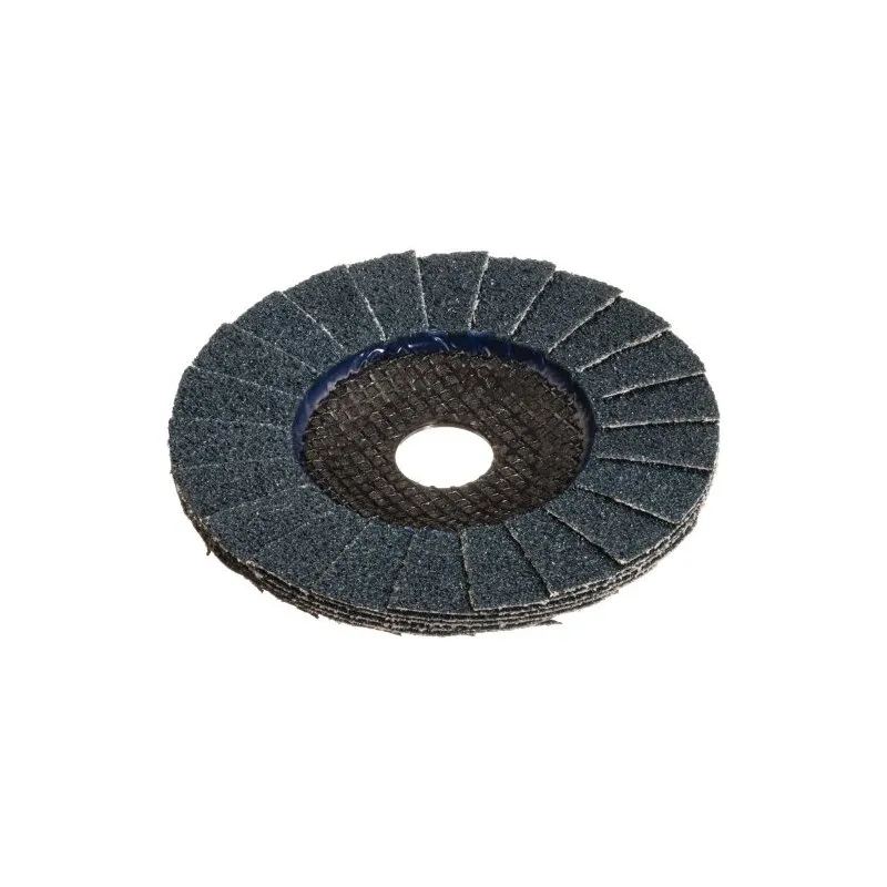 10 Stück Fächerscheibe V2 Power Ø 125 mm STAHL ZK 60