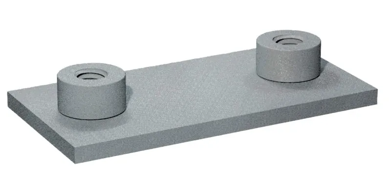 Schellenkörper Schweißplatte SHWSPL DIN3015/1 SP W3