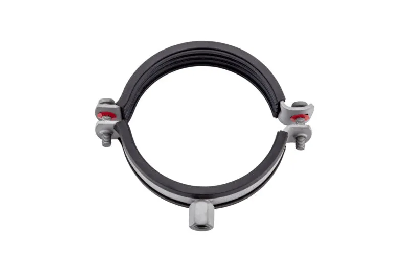 Rohrschelle zweiteilig mit Gummi ROSHEL ROBUST (TZN) M10/12