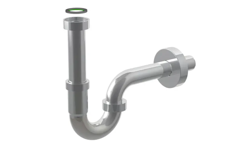 Ablauf Waschtisch Kunststoff verchromt WT ROEHSIPH