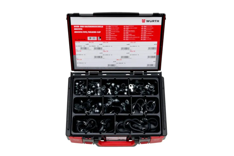 Rohr u. Halterungsschellen Sortim. Set RO /HALTSHEL SYSKO MULTIFIX 118TLG