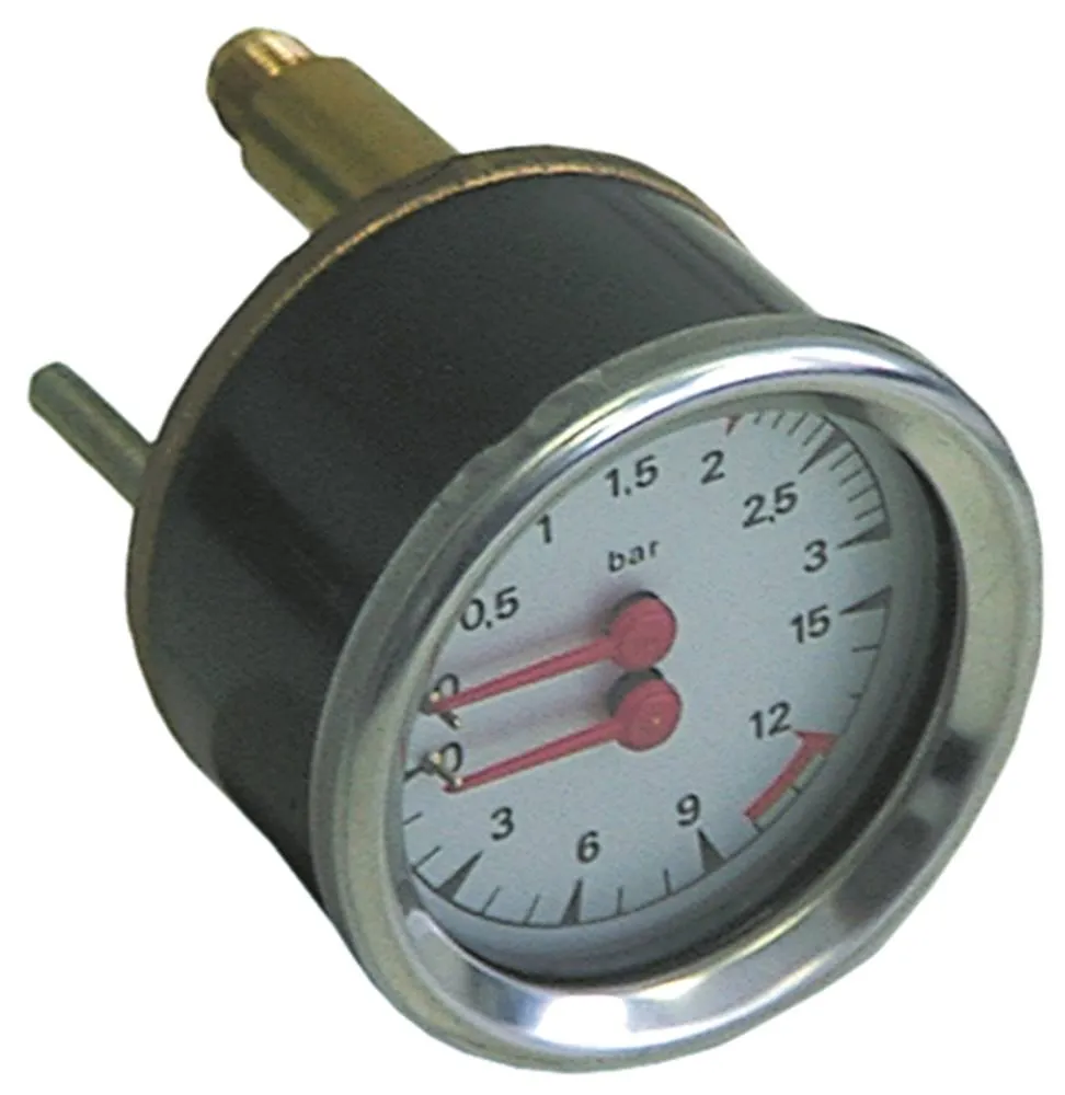 Grimac Manometer für Espressomaschine 0-3/0-15bar Anschluss rückseitig