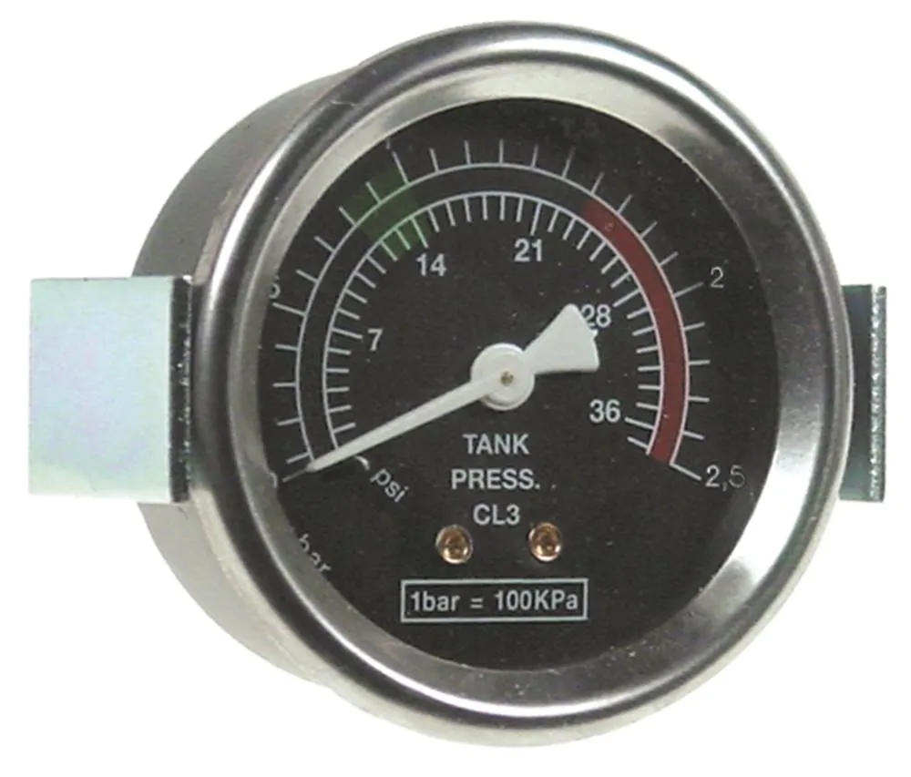 Expobar Manometer für Markus, Elen, Megacrem mit PSI-Skala 0-2,5bar