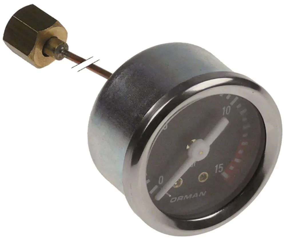 BFC Manometer für Junior-Extra 0-15bar mit Markierung bei 7-8 ø 41mm
