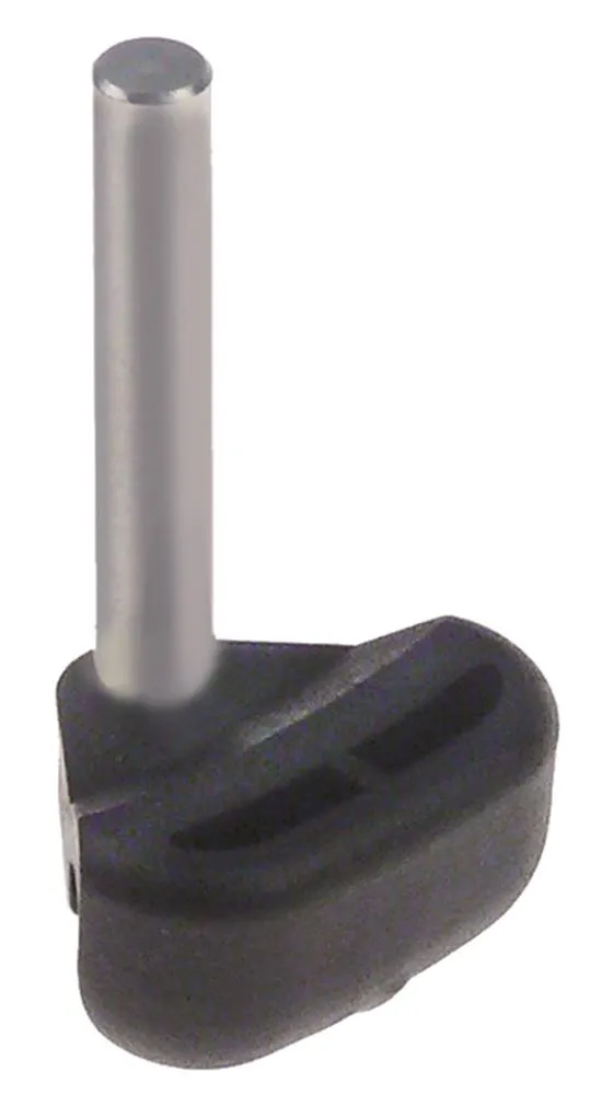 La-SanMarco Drucktaste für Kaffeemühle schwarz Welle ø 6mm x 36mm