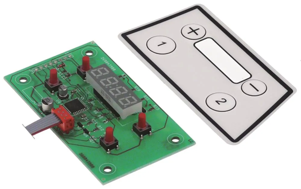 Grimac Tastaturplatine für Kaffeemühle mit Display 4 Tasten Länge 83mm