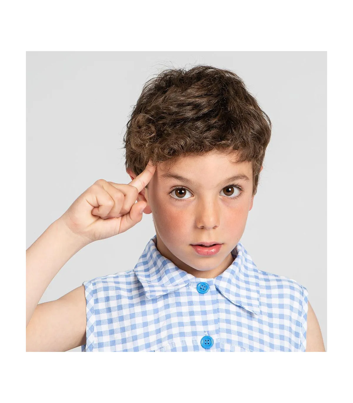 Ärmelloses Kinderbaby mit zentralem Knopfverschluss GARY'S