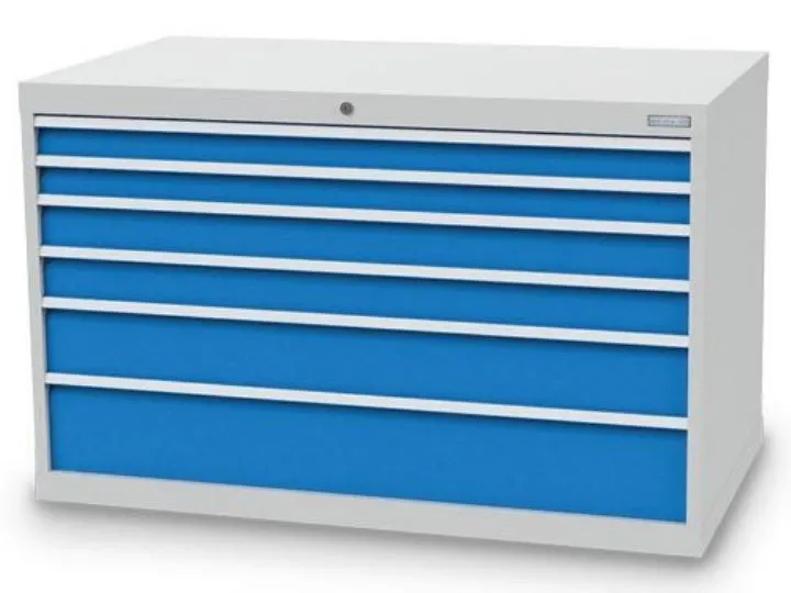 Bedrunka+Hirth Schubladenschrank 6 Schubladen mit Auszugssperre 1305 x 736 x 819 mm