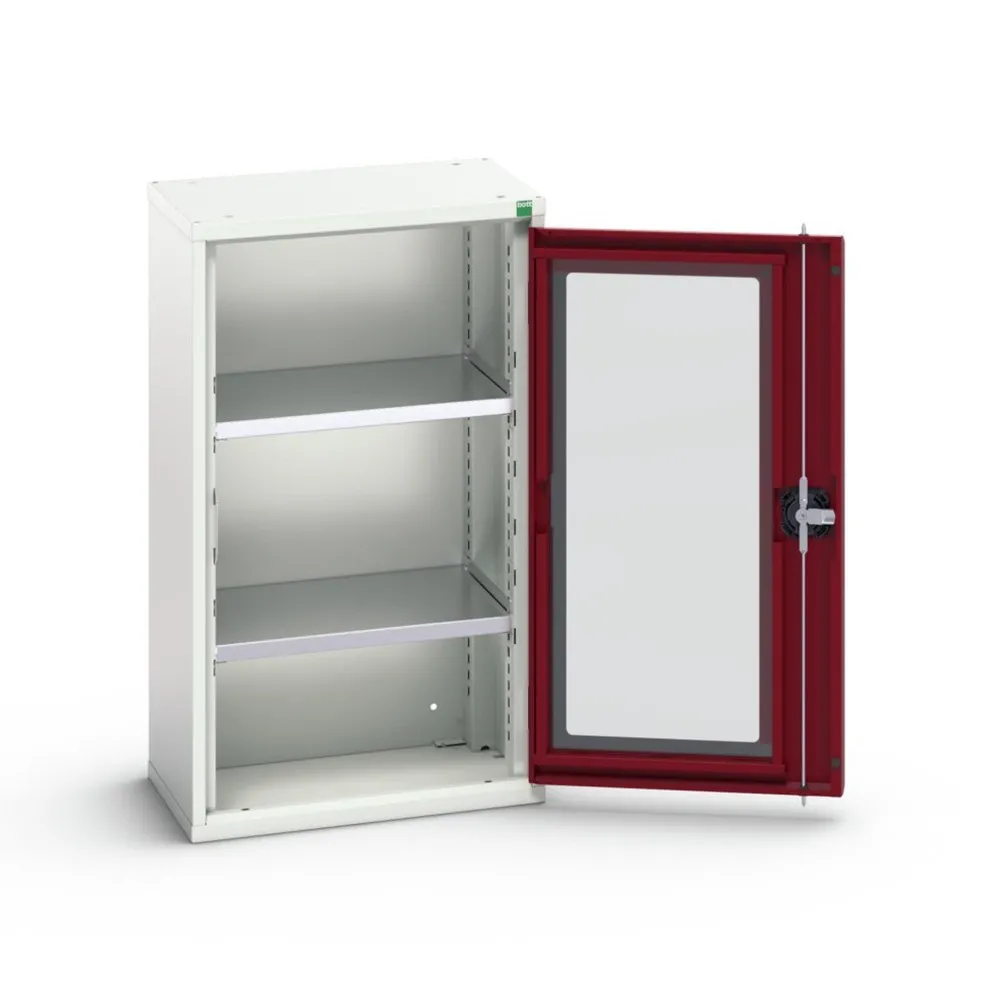 bott verso Beistellschrank mit Sichtfenster, mit 2 Fachböden, BxTxH: 525 x 350 x 900 mm