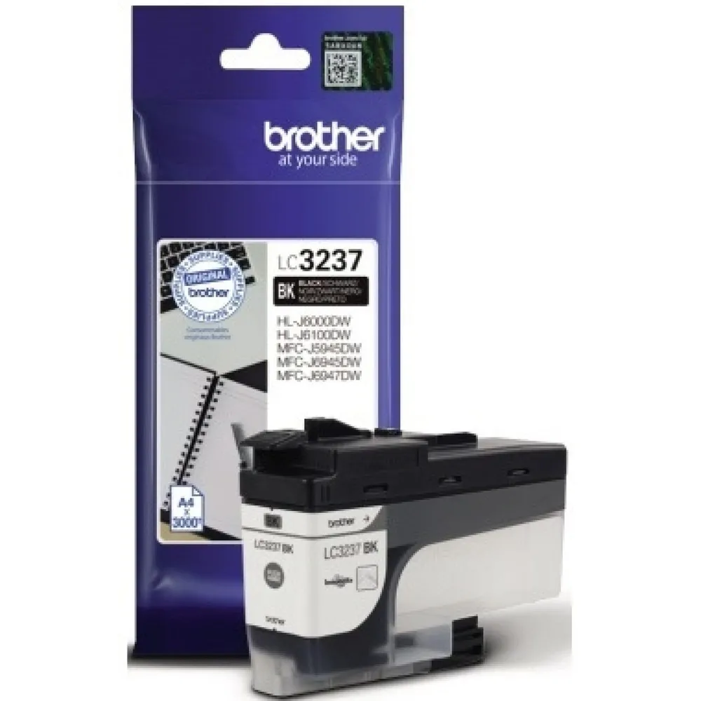 Brother Tintenpatrone LC3237BK 3.000Seiten schwarz