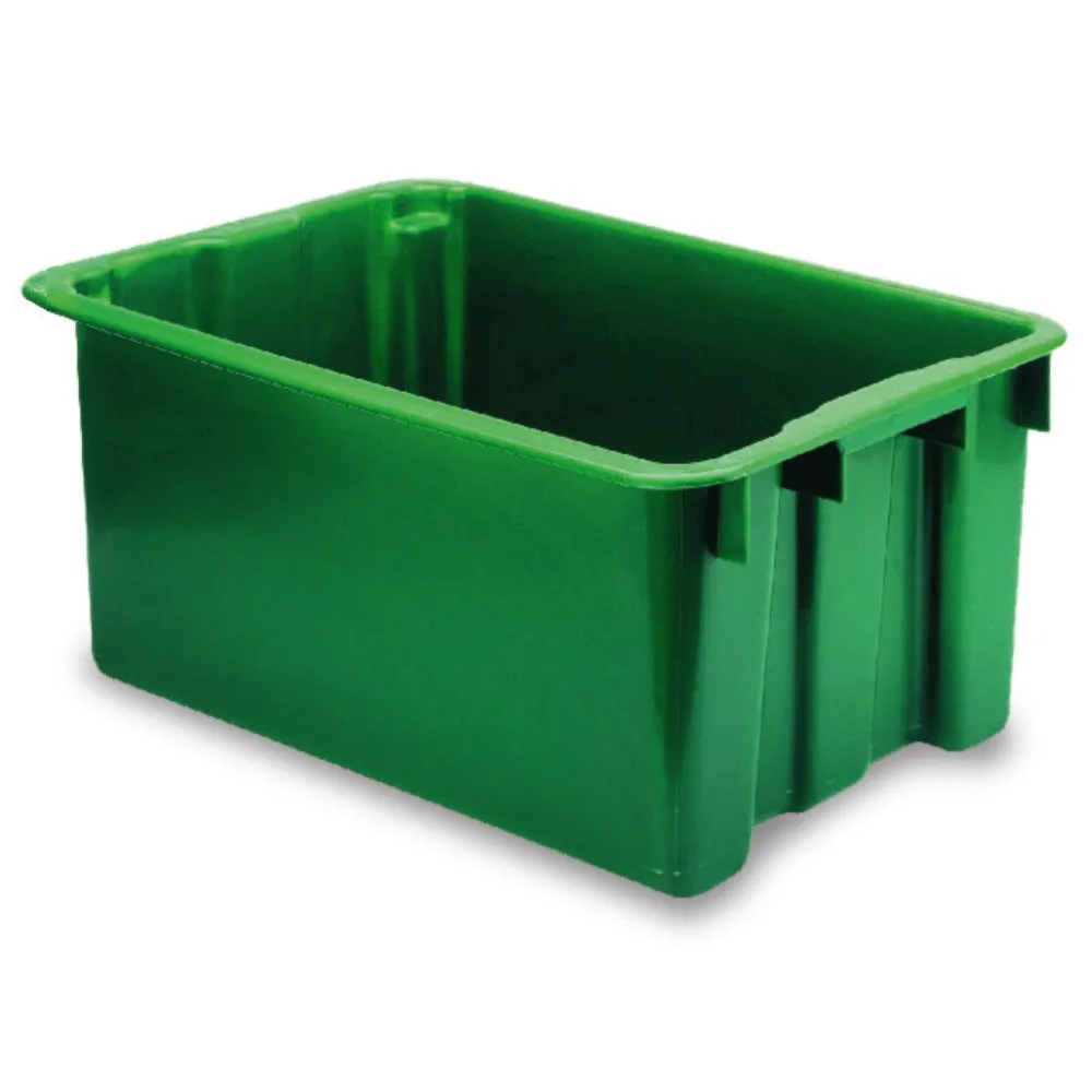 Drehstapelbehälter aus Polypropylen, 60 Liter, grau