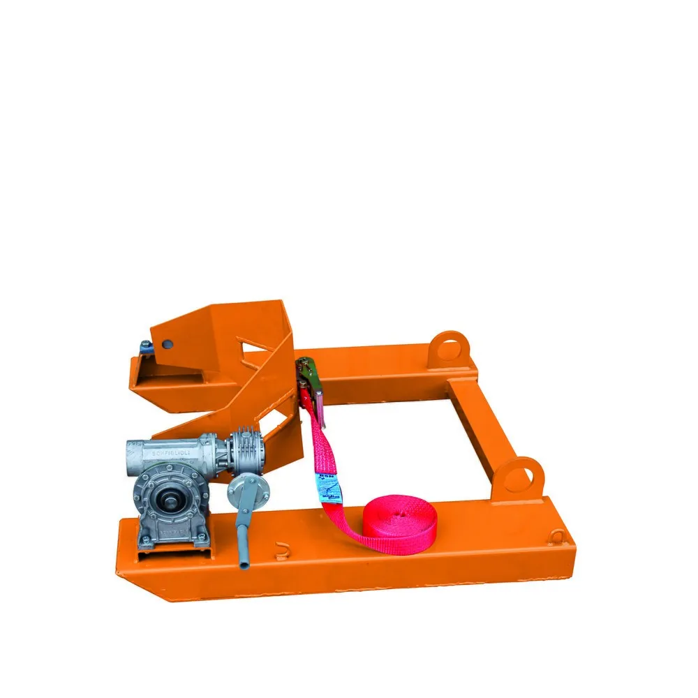 Eichinger® Fass- und Tonnenkipper, Kurbel, 1 x Fass reinorange