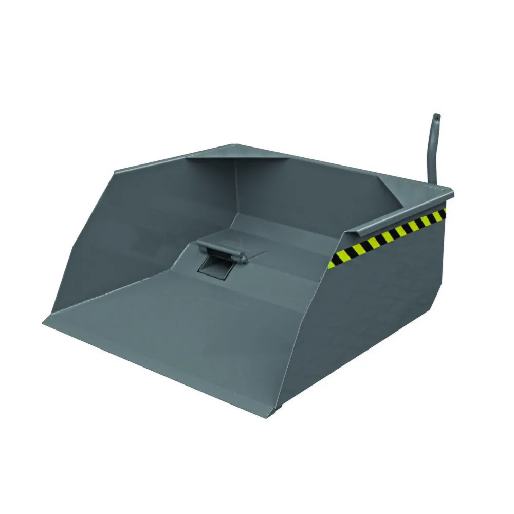 Eichinger® Schaufel mit Staplergabel-Durchschub, 2500 kg, 600 Liter anthrazitgrau