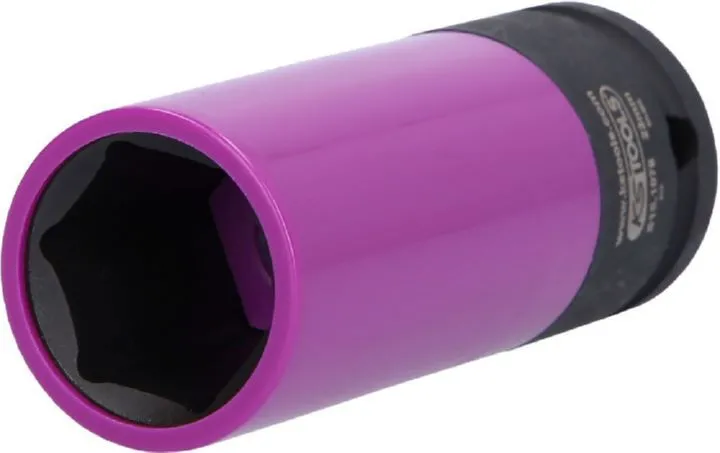 KS Tools 1/2 Zoll Alu Felgen Kraft-Stecknuss robust lang 23mm