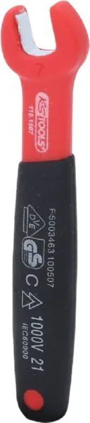 KS Tools Isolierter Maulschlüssel 7 mm