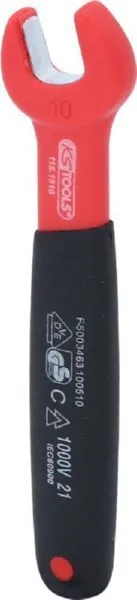 KS Tools Isolierter Maulschlüssel 10 mm