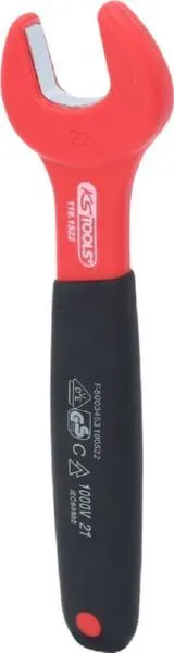 KS Tools Isolierter Maulschlüssel 22 mm