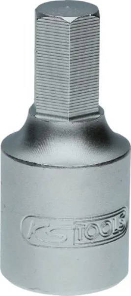 KS Tools 3/8 Zoll Öldienst Bit Stecknuss für Innensechskant Schrauben 9 mm