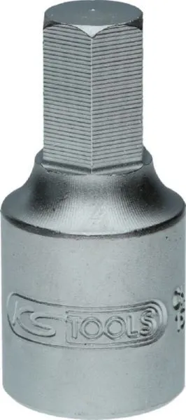 KS Tools 3/8 Zoll Öldienst Bit Stecknuss für Innensechskant Schrauben 10 mm