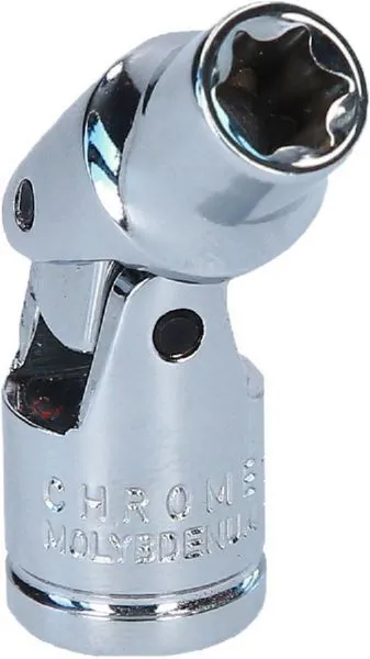 KS Tools 1/4 Zoll Torx-E-Stecknuss mit Gelenk E7 Länge 44 mm