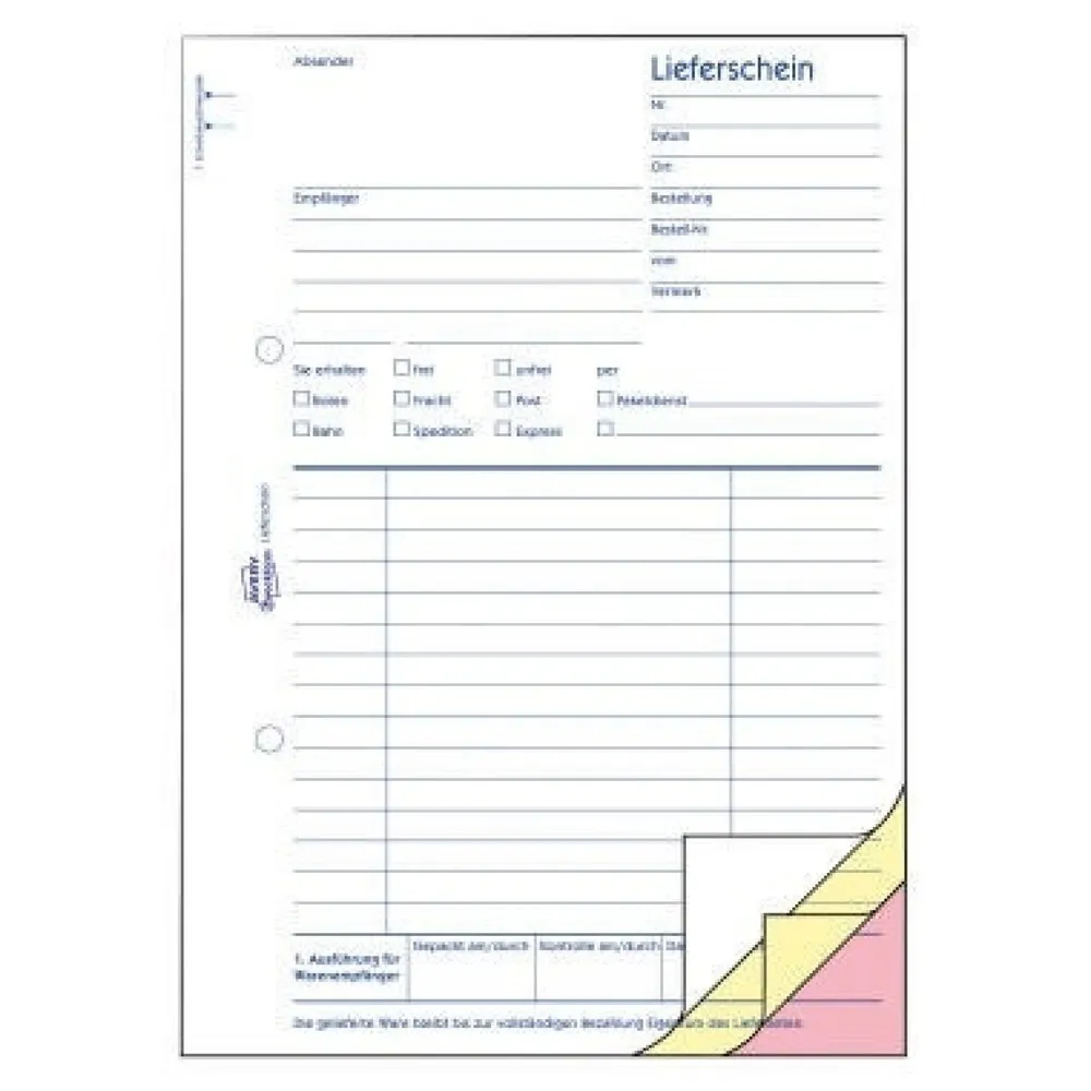 Avery Zweckform Lieferschein 1721 DIN A5 3x40Blatt