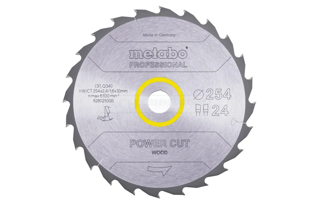 Metabo PowerCutProf 254x30, 24 WZ 30° - 628025000