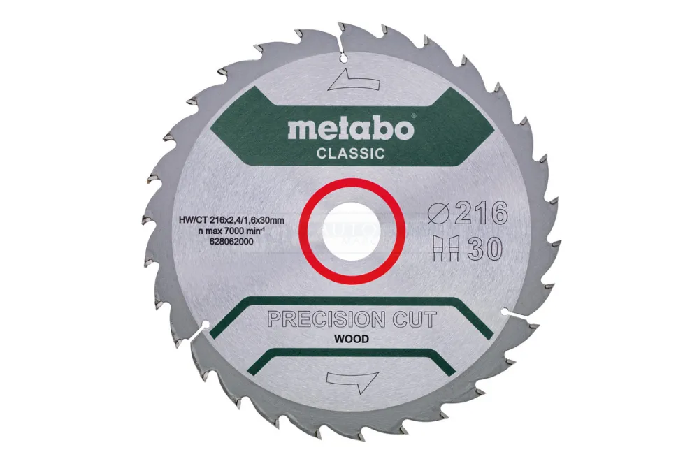 Metabo PrecisionCutClassic 216x30, 30 WZ 22° - 628062000