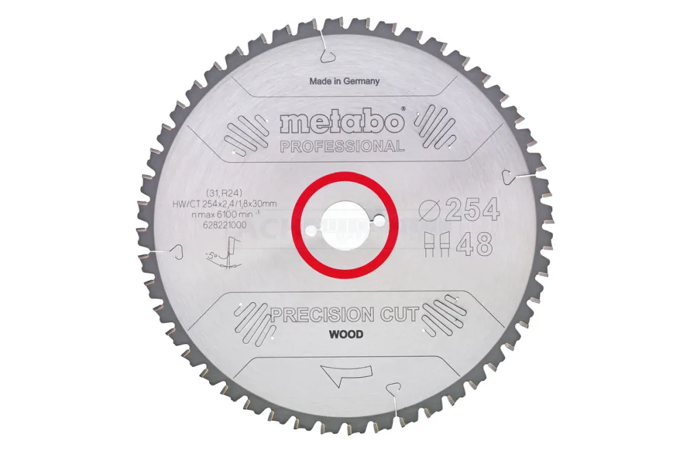 Metabo PrecisionCutProf 315x30, 84 WZ 5°neg - 628225000