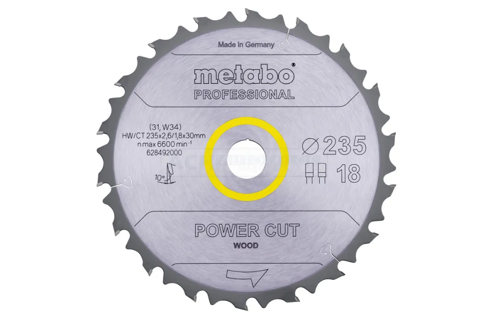 Metabo PowerCutProfØ235x2.6/1.8x30 18 FZ/FA 10° - 628492000