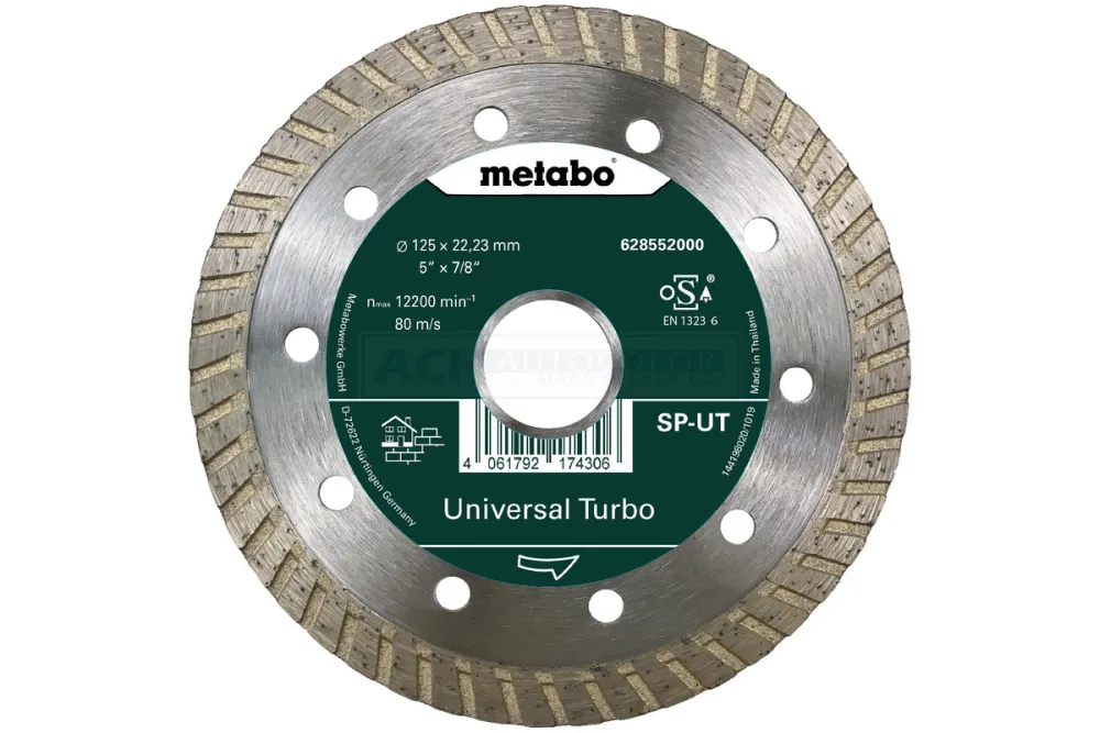 Metabo Diamanttrennscheibe SP-UT 125x22,23mm - 628552000