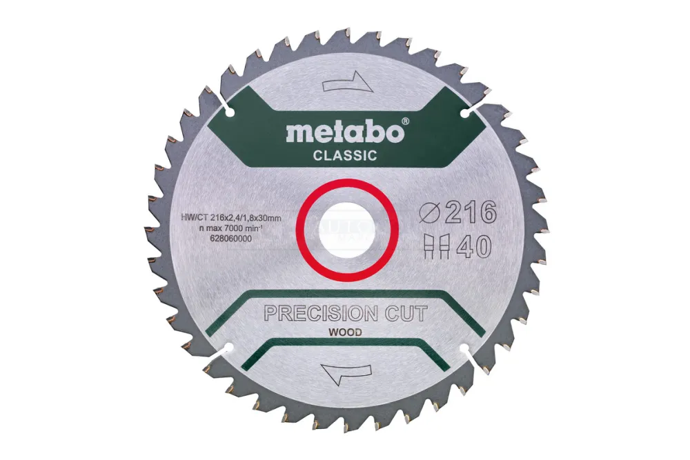 Metabo PrecisionCutClassic 254x30 48WZ 5°neg/ B - 628656000