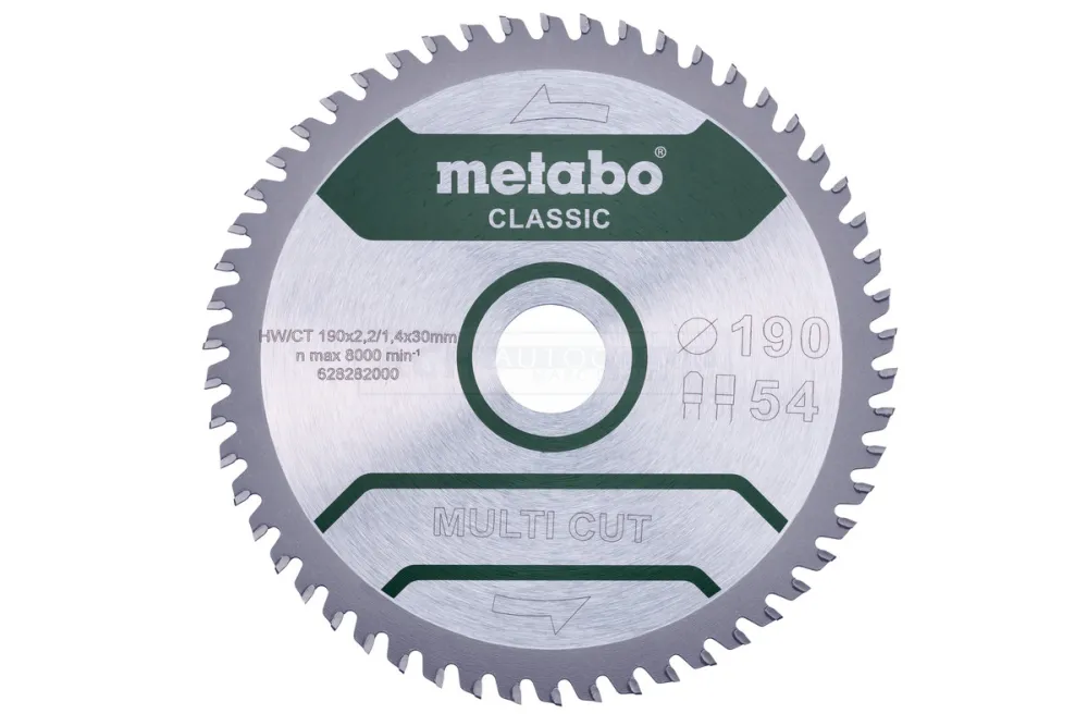 Metabo MultiCutClassic 160x20 42 FZ/TZ 10° / B - 628658000