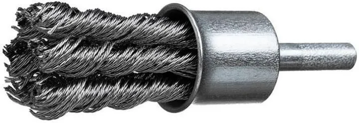 Osborn Pinselbürste Xtreme Stahl 23 x 29 x 0,3 mm Schaft 6 mm gezopft