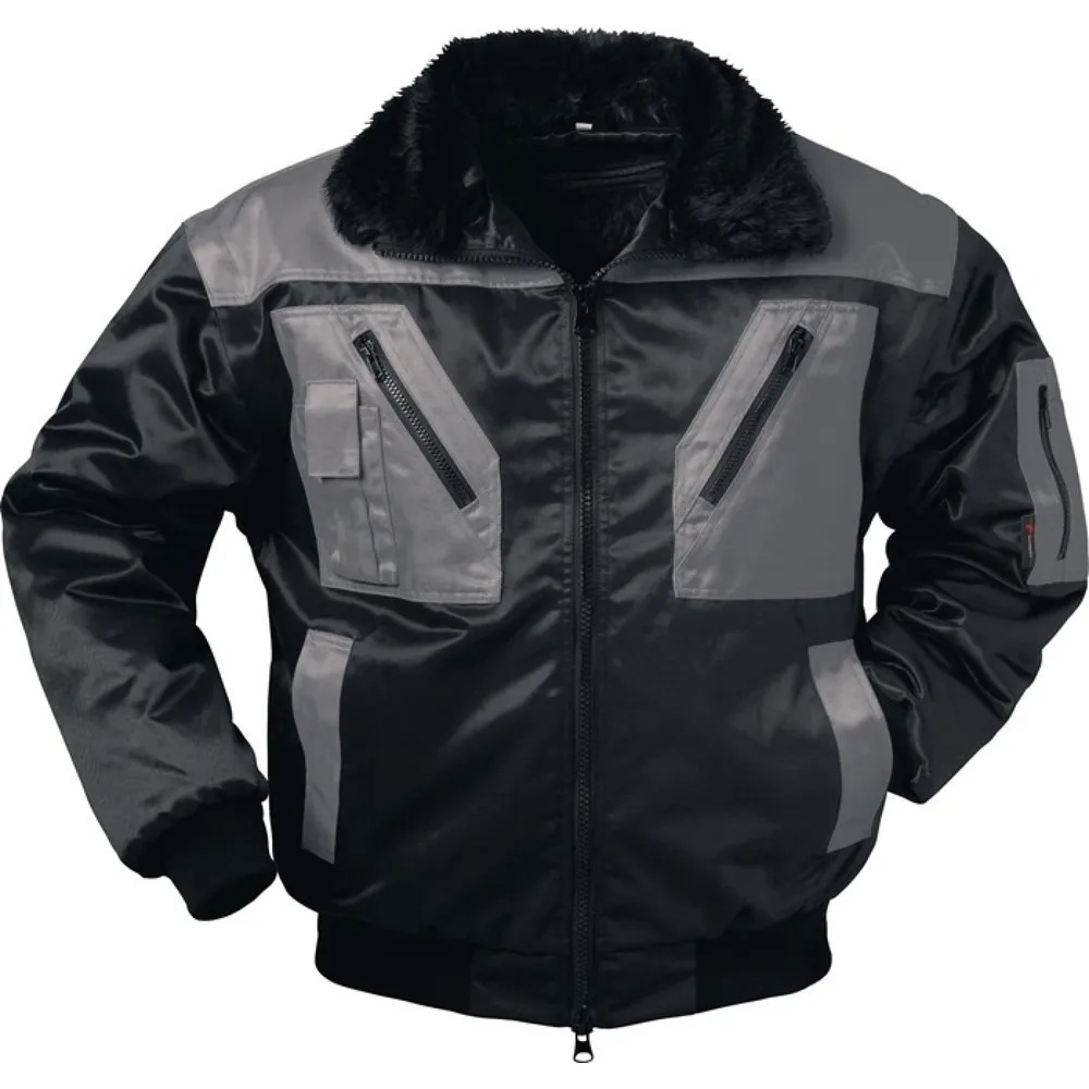 NORWAY Pilotjacke ASKIM, Größe XXXL, schwarz/grau