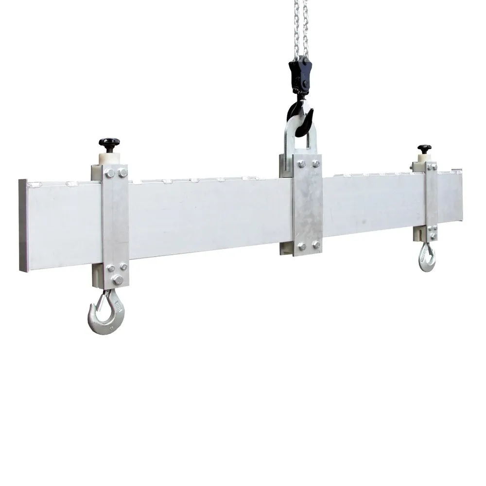 SCHILLING Alu-Lasttraverse mit 2 Sicherheitshaken, Verstellmaß 350-1.850mm, TK 2.000 kg