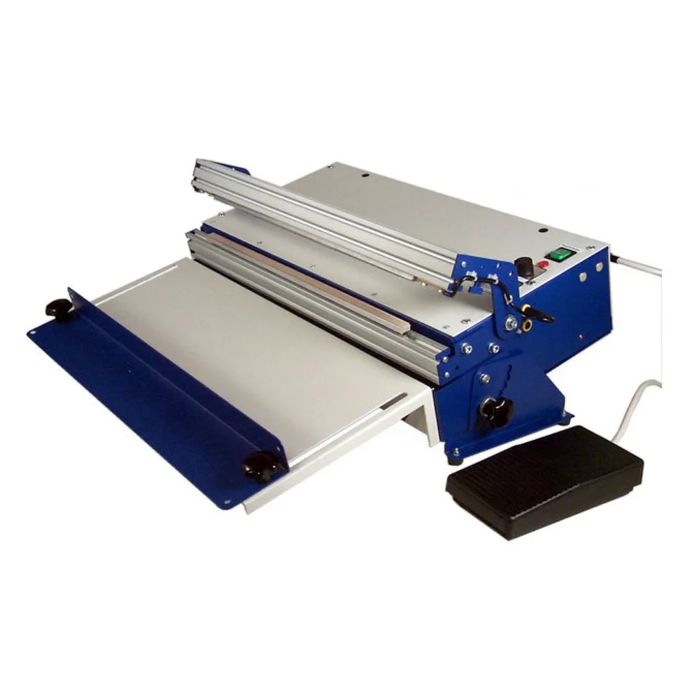 Tisch-Folienschweißgerät TM-600 mit Heizbandvorrichtung und Hubmagnet, Schweißnahtlänge 620 mm