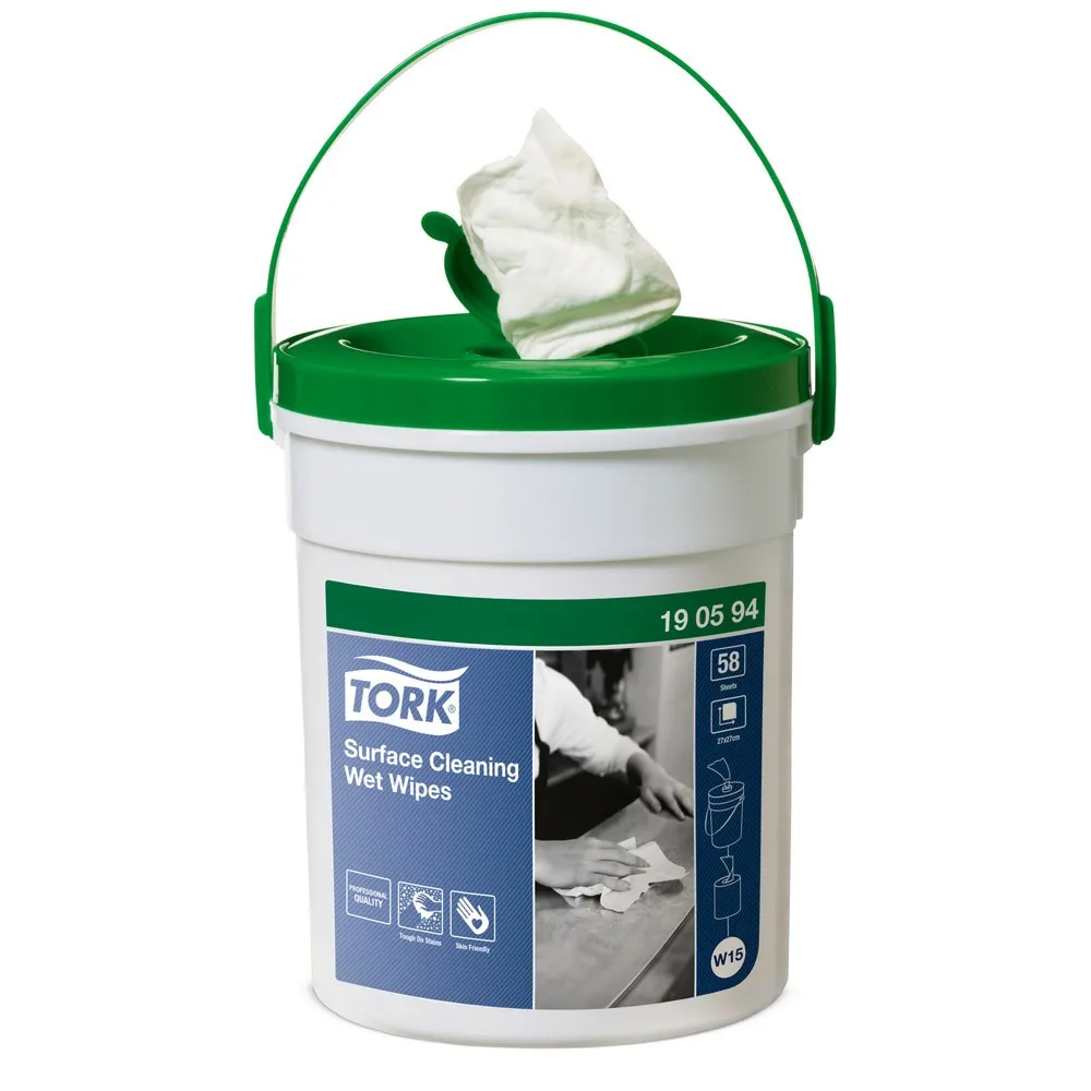 TORK® Oberflächenreinigungstücher, im Spendereimer, 58 Tücher