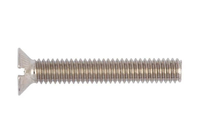 Schraube Senkkopf mit Schlitz SHR SEKPF ISO2009 MS SZ