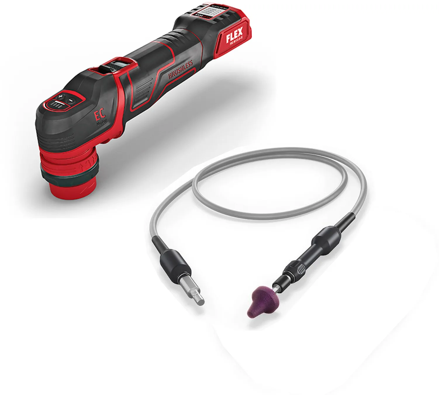 FLEX PXE 80 12-EC Solo im Karton 532.267 + flexible Welle 506.605