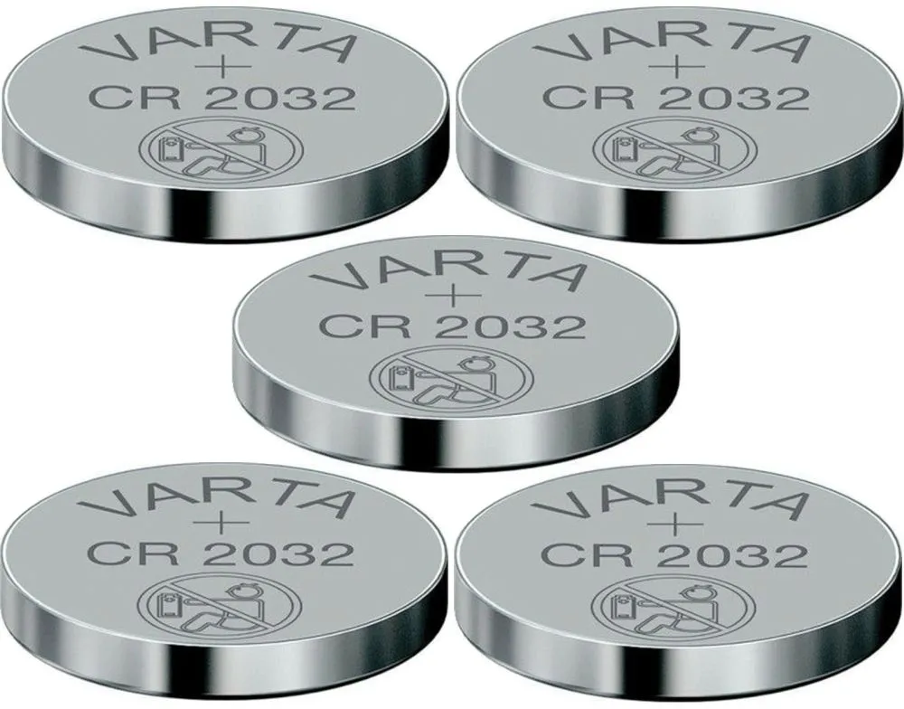 Varta CR2032 Lithium Knopfzellen 5x Stück