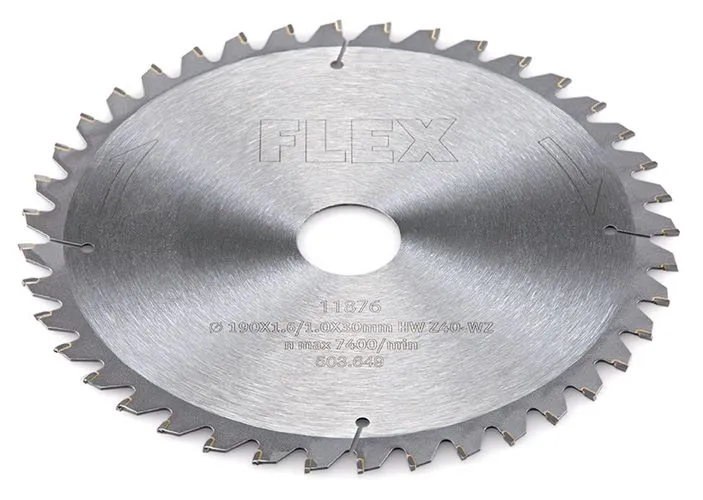 FLEX Spezial Sägeblatt D190x1,6/1,0x30 HW Z40/15° WZ 503.649