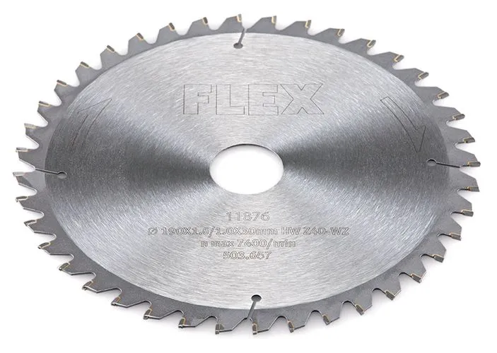 FLEX Standard Sägeblatt D190x1,6/1,0x30 HW Z40/5° WZ 503.657