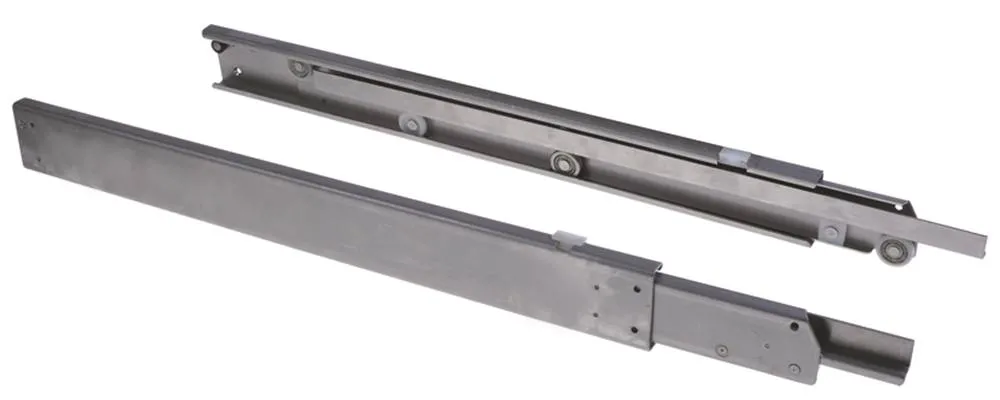 Teleskopauszug CNS Breite 17mm Länge 550mm Höhe 60mm VPE 1 Paar 540mm