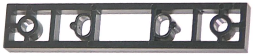 Unterlegplatte für Kantenscharnier Kunststoff Länge 100mm Breite 19mm