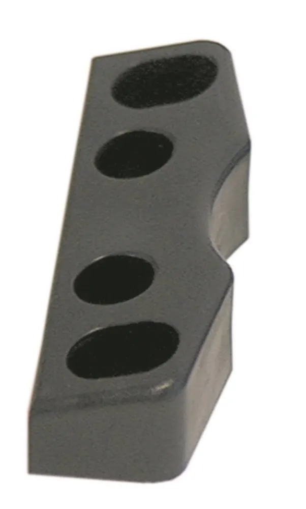 STUV Kloben für Kühlzelle Länge 80mm Breite 18mm Höhe 11mm schwarz