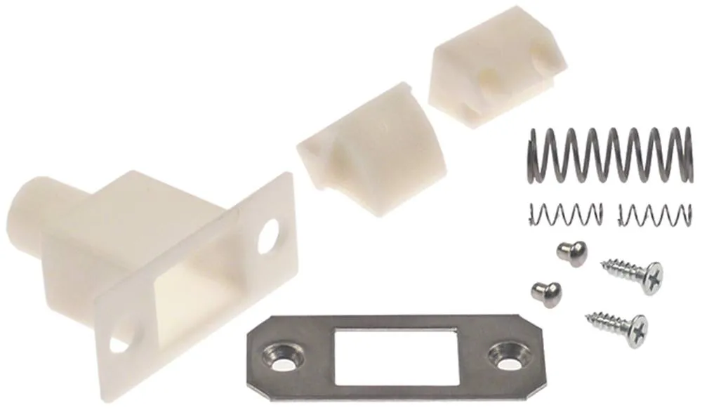 Schnappverschluss für Tür Flansch 58mm x 25mm aus Kunststoff