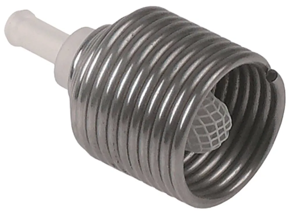 Behälterfilter für Spülmaschine mit 4m Schlauch ø 4x6mm aus CNS