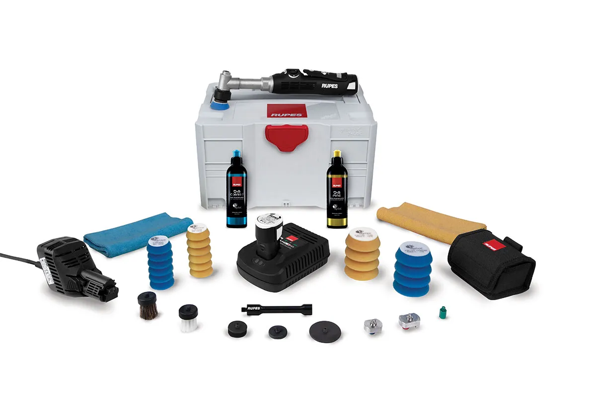 RUPES ibrid nano poliermaschine langhals 230/240v 50/60hz kit HR81ML/LUX