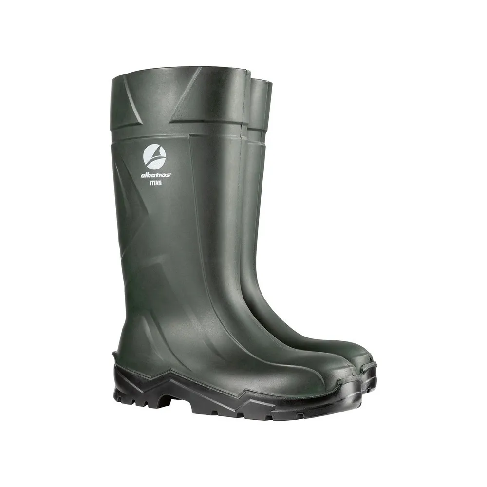 albatros TITAN S5 CI SRC PU Sicherheitsstiefel Größe 41, grün