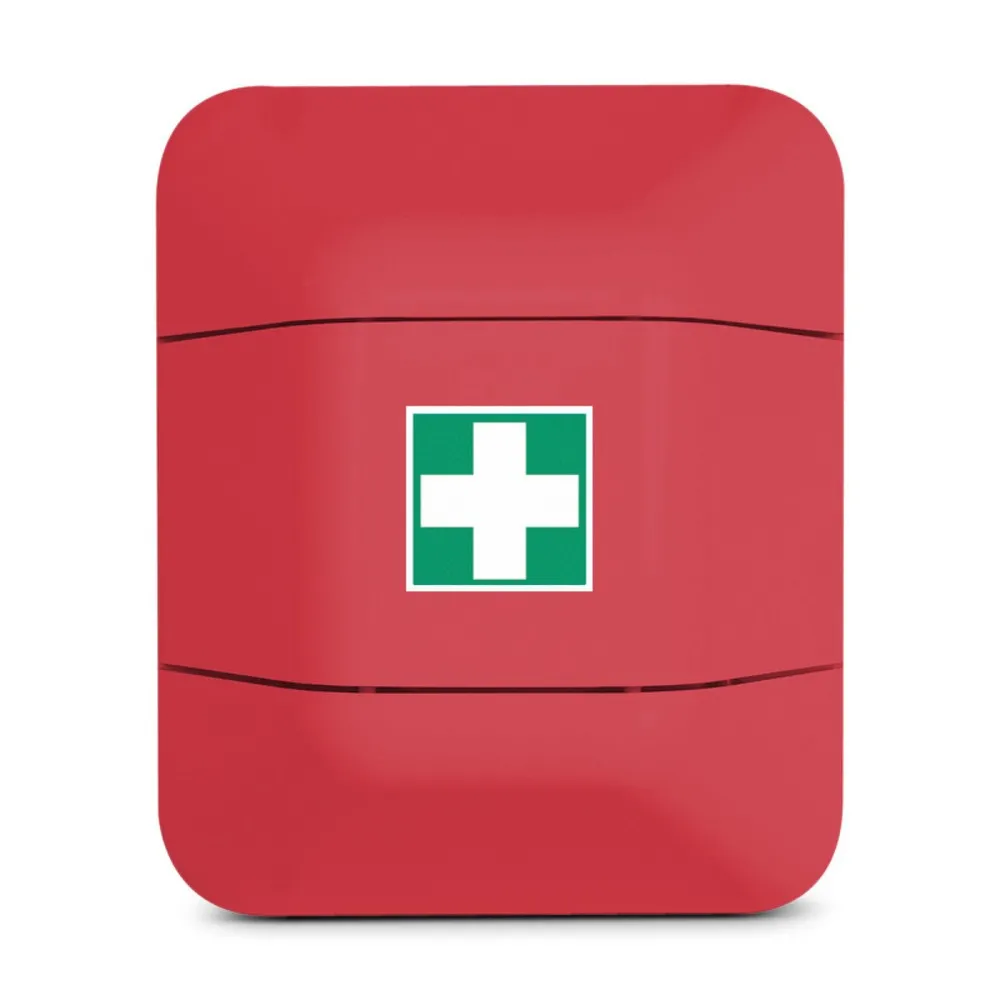 Aufbewahrungsschrank für Verbandskästen, rot